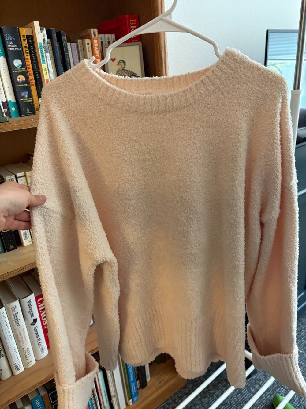 Women's cream sweater